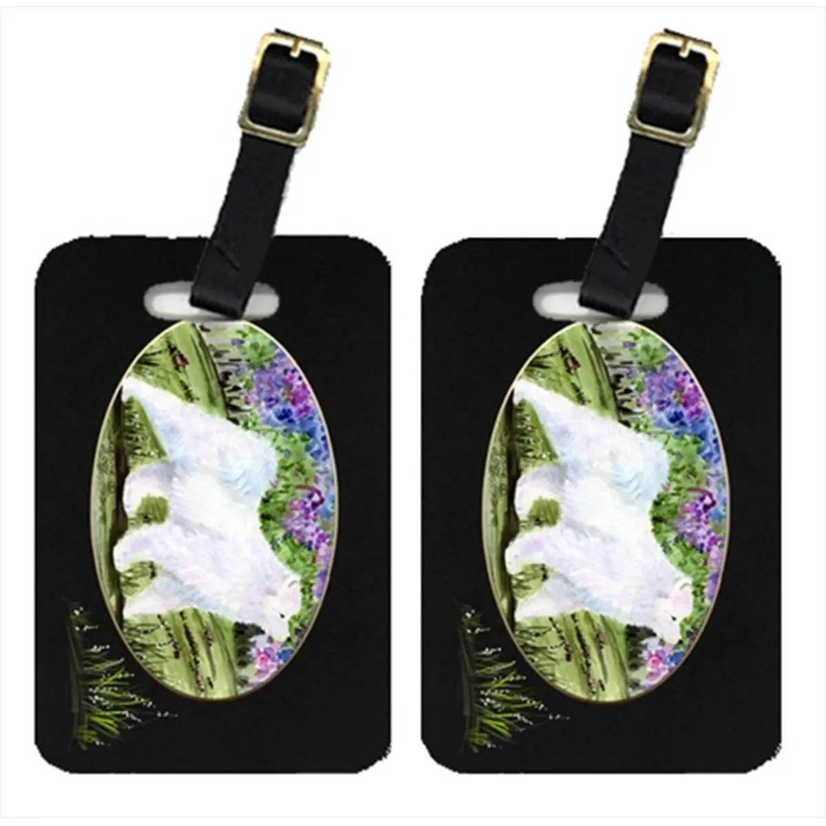 Carolines Treasures SS8059BT Samoyed Luggage Tags- Pack - 2