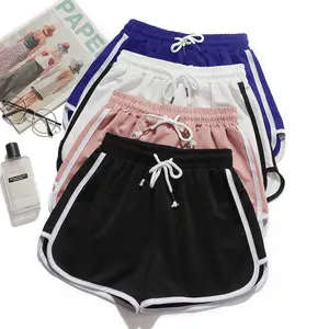 New sporty three-point style shorts, yoga-fitting loose large-size shorts, women's sexy hot pants, pajama pants, girls' short pants in a cute style