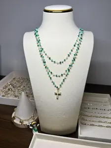 Easter Collection 2026 GOLD FILLED 3 LAYER CROSS NECKLACE