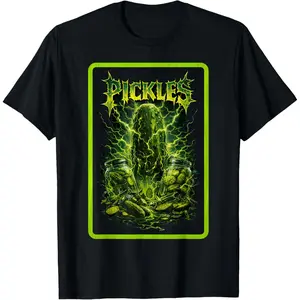 Funny Pickles Ironic Food Humor T-Shirt