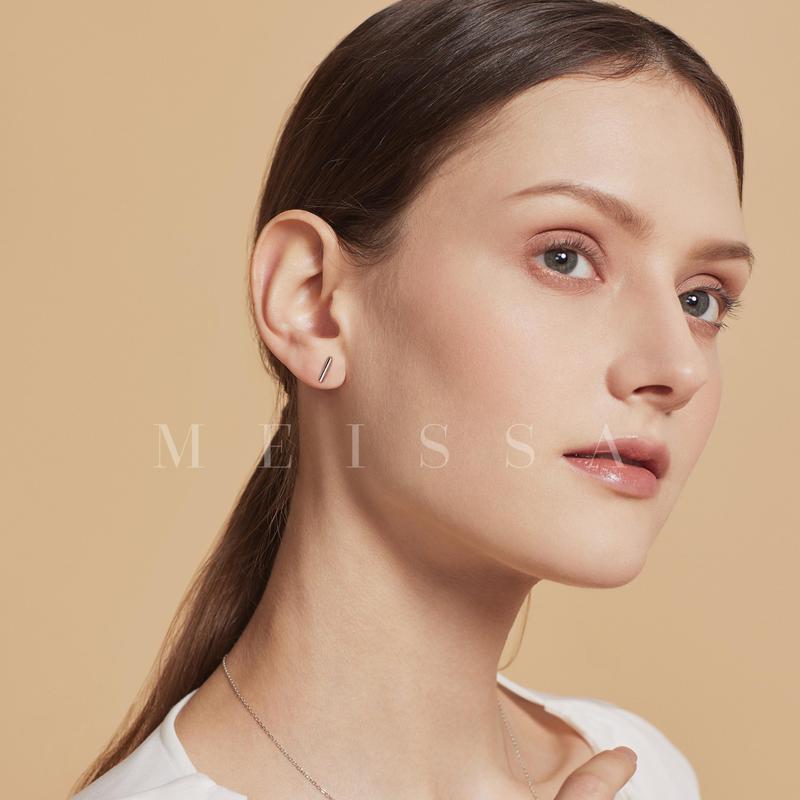 Tube Bar Screw Back Earrings, S925 Sterling Silver & Gold & Rose Gold Minimalist Tiny 20g Unisex Studs Bar Cartilage 20 Gauge Earrings Multi Piercings 4mm 6mm 8mm Sizes Stackable Hypoallergenic Comfort Sleep On Jewelry Gift for Her Him Christmas Birthday