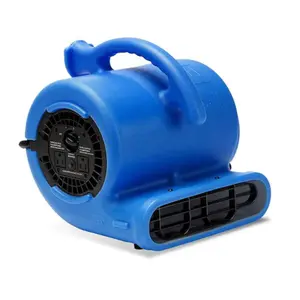 1/4 HP Air Mover Blower Fan for Water Damage Restoration Carpet Dryer Floor Home and Plumbing Use in Blue