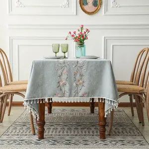 Scandinavian ins style and room decoration tablecloth rectangular fabric coffee table cloth tablecloth senior sense of dining table tablecloths