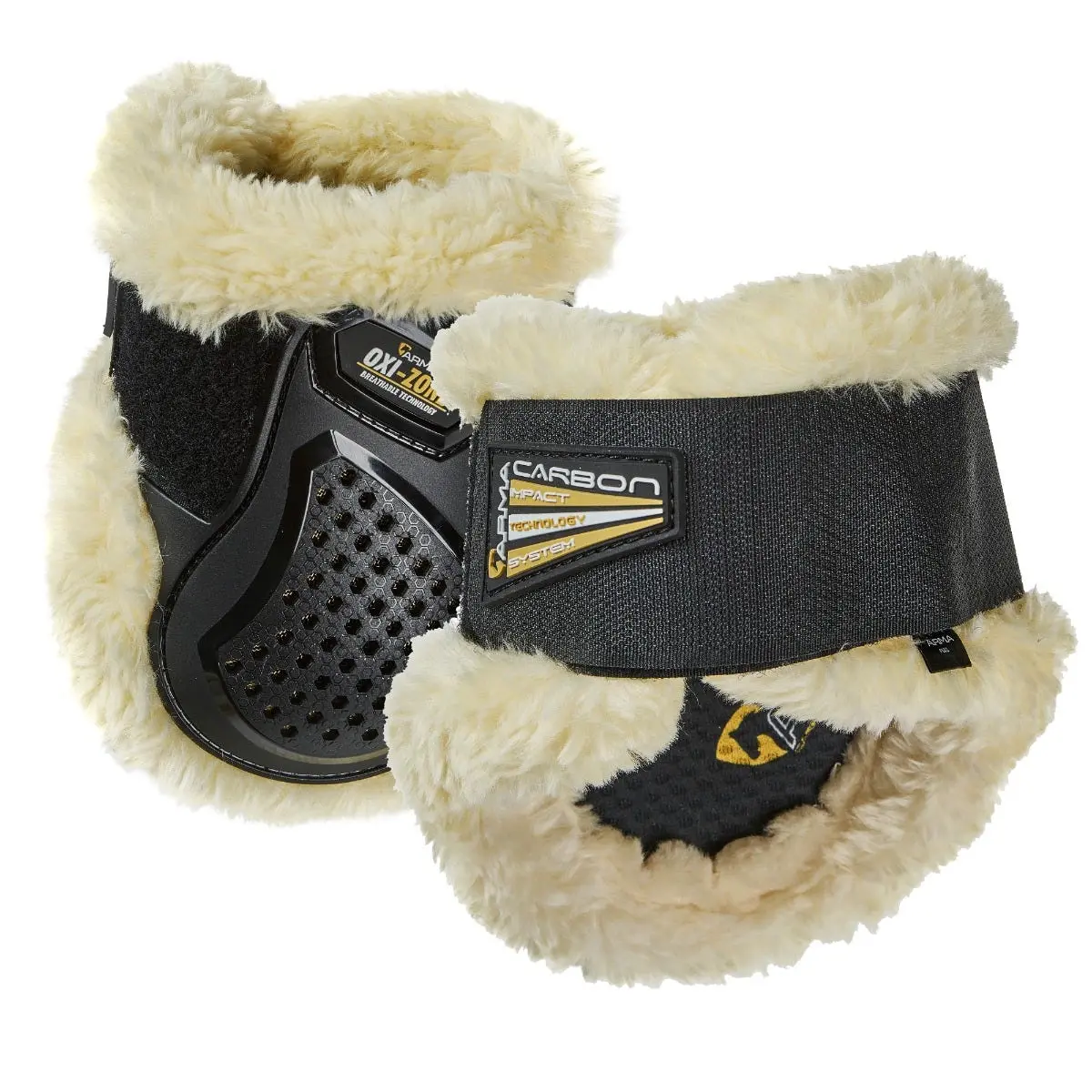 Shires ARMA OXI-ZONE SupaFleece Fetlock Boots with 360° Ventilation 4D Impact Protection & Pierce Proof Design for Enhanced Horse Leg Protection