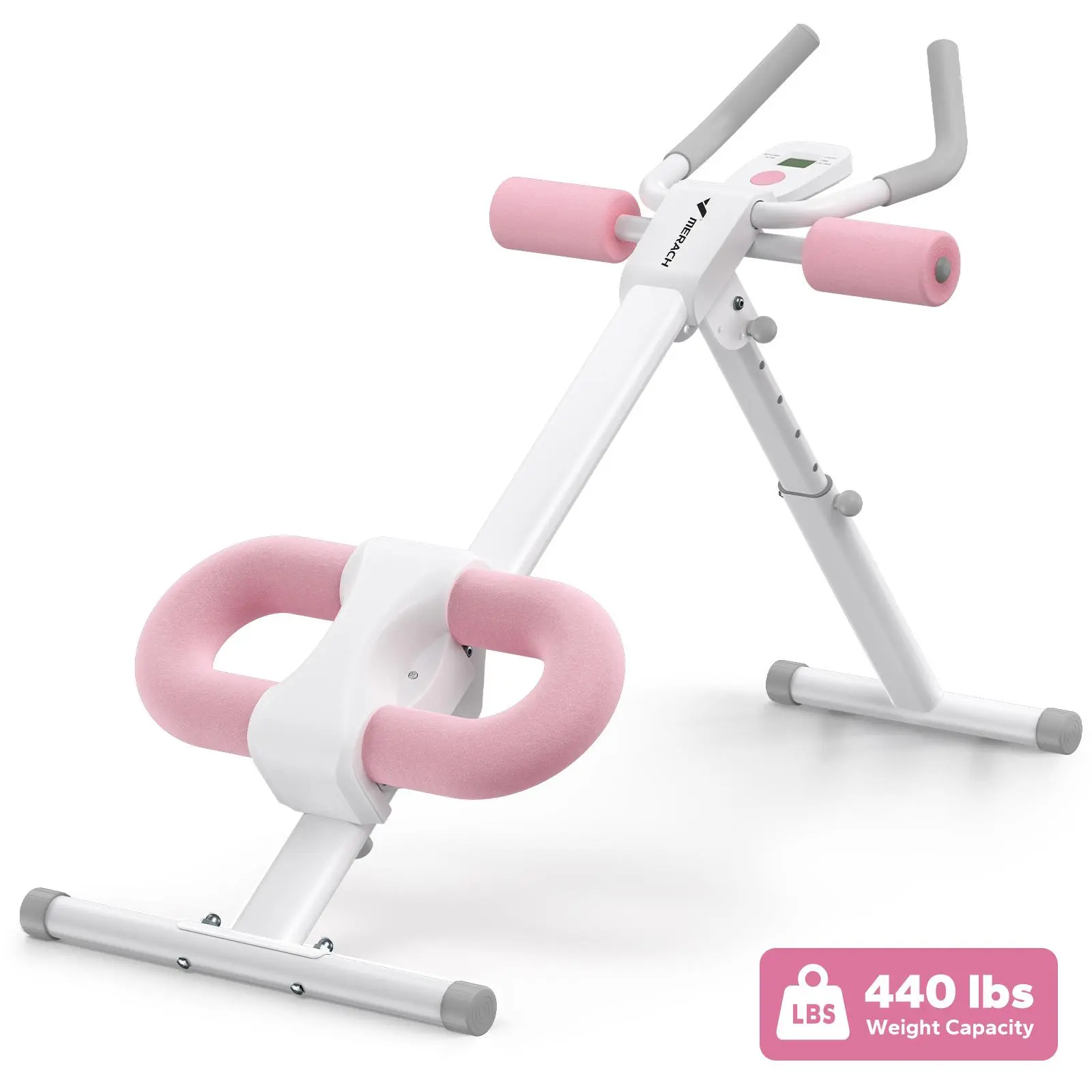 (Live Only)Special Link for Flash sale Merach Adjustable Ab Trainer Machine with LCD Monitor, Foldable Ab Exercise Machine for abs, Arm, Leg, Buttocks Shaper, Core & Ab Trainer at Home Gym, Workout Equipment BackToSchool