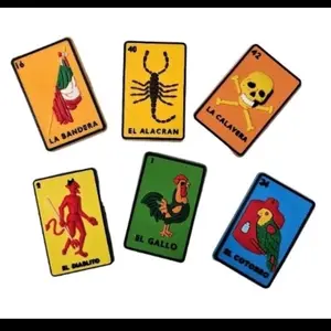 Loteria Shoe Charms 6 ct