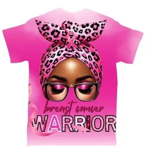 Breast Cancer Awareness Screen Print Transfer for Clothes and Fabrics
