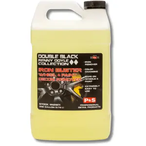 P&S Double Black Iron Buster Wheel & Paint Decon Remover Gal Car Detailing Products Degreaser
