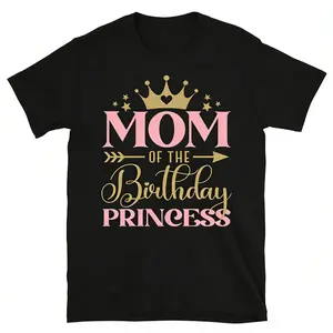 [Casual MOM Printed Tee] Comfortable Women's MOM Printed T-Shirt |   Monogrammed Casual Short Sleeve Crew Neck Top for Summer, Spring & Mother's Day - Wearable Letter Tee