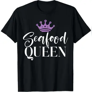 Seafood Queen T-Shirt Relaxed Fit Cotton T-Shirt