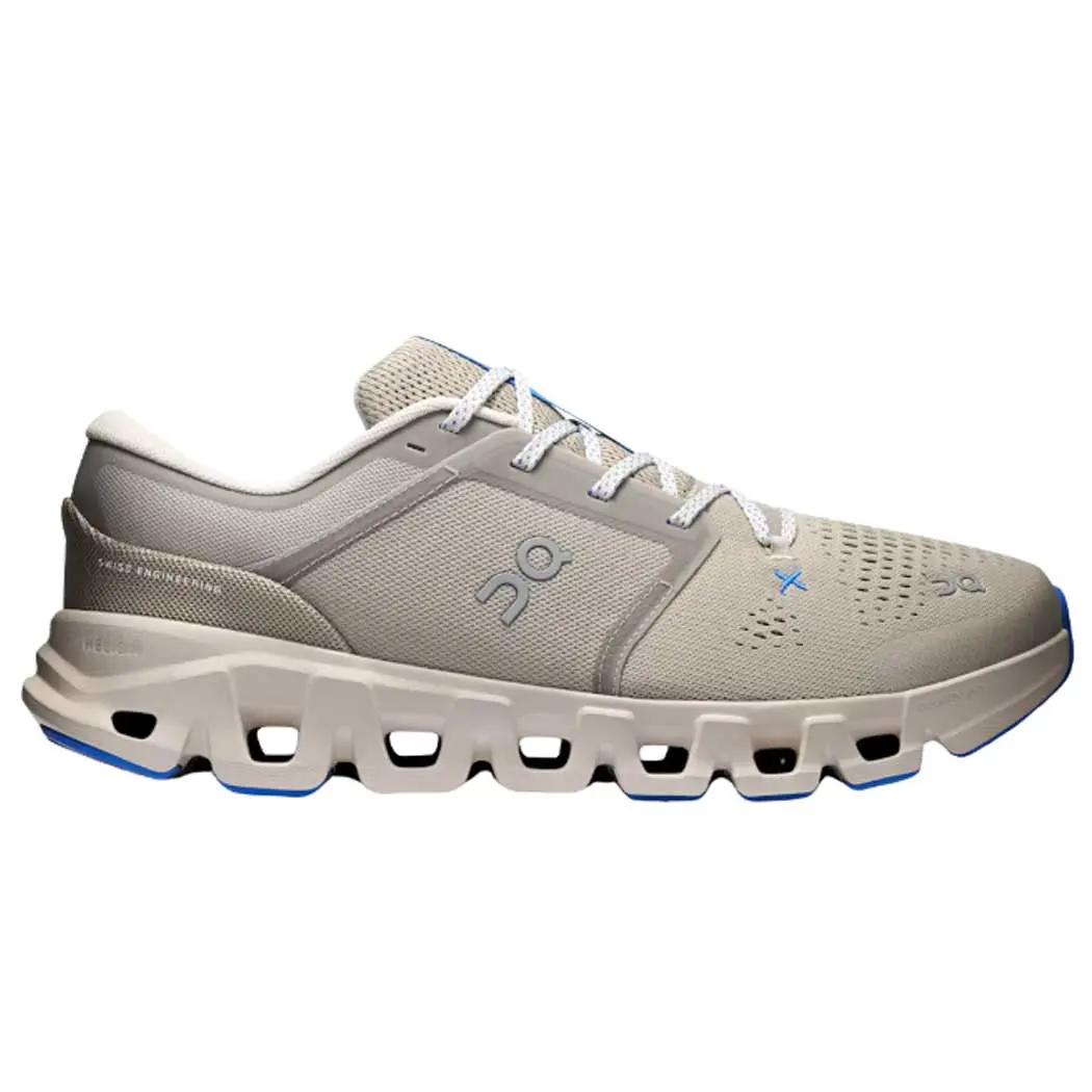 On Cloud X 5 Men’s Training Running Shoes 3MG30085098 Brume/Pearl, CloudTec Cushioning Helion Superfoam, Breathable Recycled Engineered Mesh Upper, Stable Lateral Support Lightweight Athletic Sneakers for Gym Workout Daily Walking