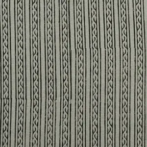 Gwen Hand Block Printed Upholstery Linen  Fabric