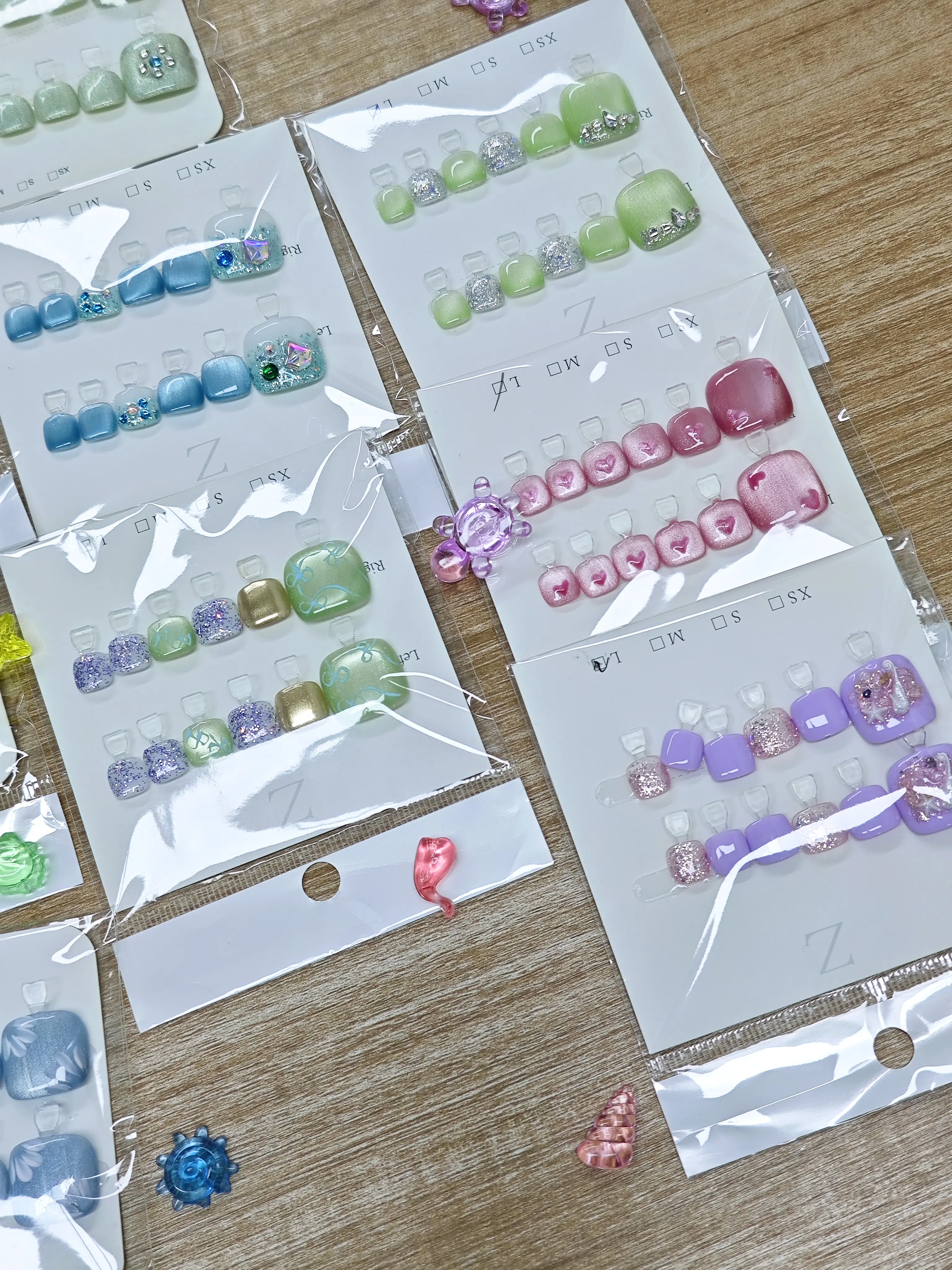 Hayley(8760)gc.$20.99 for 12sets toe nails