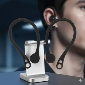 Anti-Slip Ear Hooks for AirPods 1 & 2 | Secure Fit Ear Tips for Sports, Running, Workout | Universal Silicone Ear Wings to Prevent Loss, Comfortable Anti-Drop Attachment for Apple Earbuds