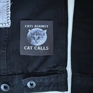 No Cat Calls Fabric Patch