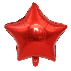 50Pcs/bag 18 Inch Five-pointed Star Aluminum Foil Balloons For Birthday Party Wedding Decoration Balloons