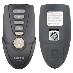 Anderic RR7222T Replacement Ceiling Fan Remote Control for Home Decorators Collection and Others | UC7222T, CHQ7222T