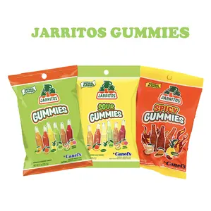 Jarritos Spicy Gummies Original sweet Gomitas or Sour Gummies Mexican Candy Dulces Mexicanos by Canels 8oz