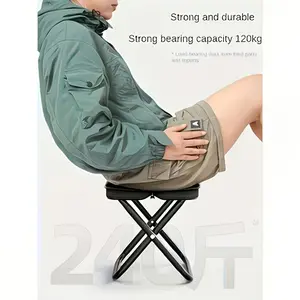 Heavy-duty Folding Camping Chair for Adults, Lightweight Foldable Chair, Portable Compact Chair with 150kg/330lb Weight Capacity, Lightweight Frame, Easy to Set up and Fold, Weather-resistant Fabric, Suitable for outdoor activities and travel