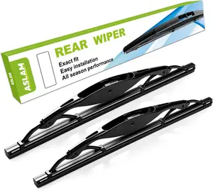 " Rear Windshield Wiper Blade  Pack, Premium AllSeason Auto Replacement Rear Wiper for SUV Truck Van, Natural Rubber StreakFree