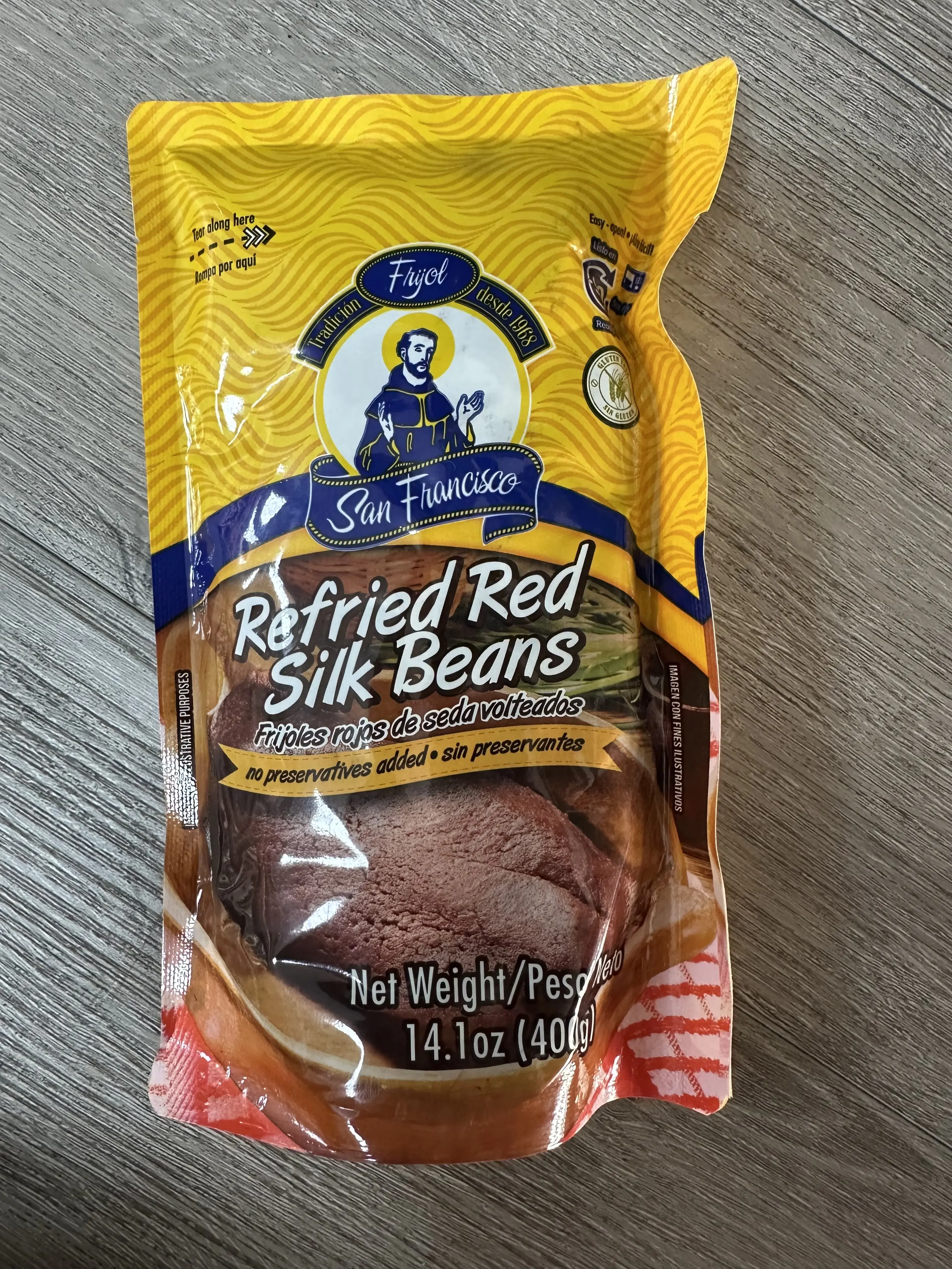 Frijol refrito San Francisco El Salvador - Refried red beans