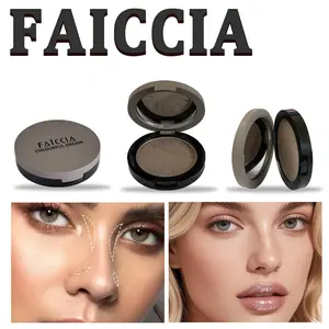 Monochrome face repair powder plate creates nose shadow silhouette to cover facial defects Matte effect waterproof and durable eye shadow nose shadow is suitable for all skin colors Adjustable concealer strength Valentine's Day gift, Makeup