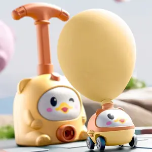 Balloon Powered Car Game Set, Inertia Education Vehicle, Suitable for Kids over 3 Years, Hand Push Mini Balloon Gift, Birthday Present