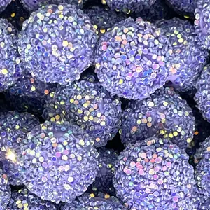 Princess Purple Sequins Beads | Colorful Acrylic Beading DIY Craft Supplies