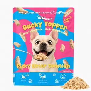 The Pawmart Freeze-Dried Duck Dog/Cat Food Topper For Picky Eaters | Made With USA Duck | Only 3 Ingredients | High-Protein Meal Enhancer healthy treat