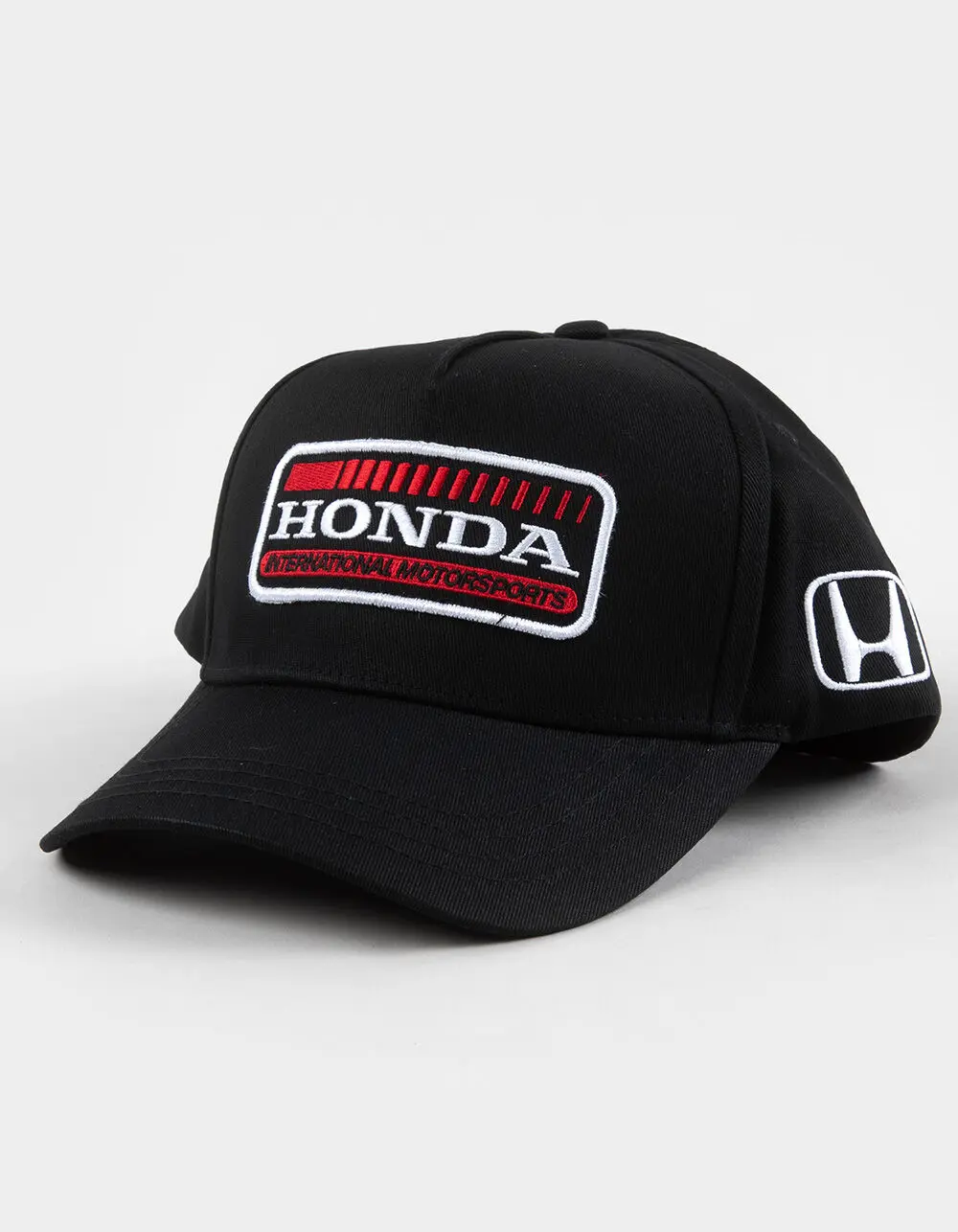 HONDA  Mens Marked Snapback Hat, Black