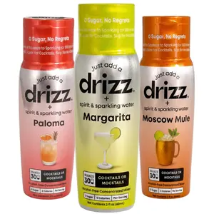 Drizz Mixer Drops Best Sellers 3-Pack | Margarita, Paloma, Moscow Mule