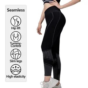 SUOVADUN ck009 Women's High-Waist Seamless Yoga Leggings Quick Dry Stretchy Activewear Pants for Fitness Workout Casual Attire Soft Breathable Moisture Wicking Hip Lift Tummy Control Slim Legs High Elasticity
