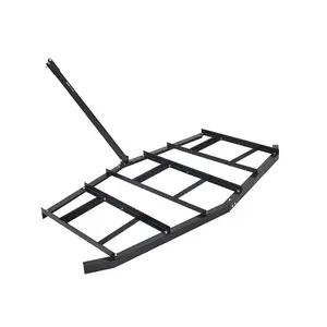 fathersdaygift  VEVOR Drag Harrow, 84 Width Tow Behind Drag Harrow, Q235 Steel Driveway Grader with Adjustable Bars Pin Hitch, Support up to 50 lbs, Tractor Driveway Harrow for ATVs, UTVs, Garden Lawn Tractors