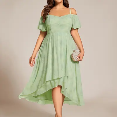 Curvy Sunmer Wedding Guest Dress Amazon