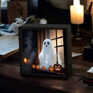 Spooky Halloween Ghost Doll Photo Album, Perfect Decoration for Bedroom and Living Room, Ideal for Halloween Party Decor