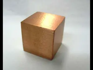 5/8" Solid Copper Cube