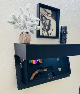 Shelf & Hidden Safe -Shelf Organizer with Discreet Hidden Safe Feature