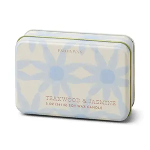 Teakwood & Jasmine - 5 oz Tin Candle Teakwood & Jasmine - 5 oz Tin Candle