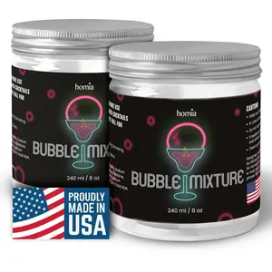 Smoking Gun Edible Nontoxic Bubble Mixture for Cocktail 2X8Oz Smoker Machine