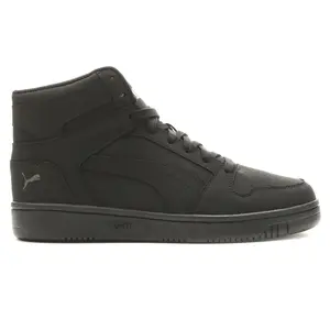 PUMA Mens Rebound Layup Nubuck High  Sneakers Shoes Casual - Black