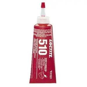 Loctite 50ml 510 Gasket Eliminator Flange Sealant, Red Tube 135474, -65 to 400°F Temperature Range, Ideal for Sealing Flanges, Seal Flanges