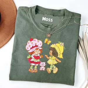 Comfort Colors Strawberry Shortcake & Orange Blossom Cookie Vintage T-Shirt