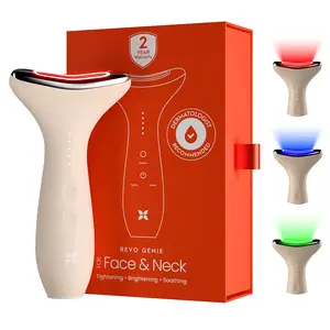 REVO Face Genie, 10-Minute Face Sculpting Routine, At-Home Facial Toning & Lifting, Salon-Quality Results