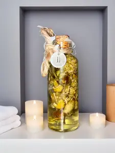 Chamomile, Amethyst, Olive oil Protection Jar Magnet