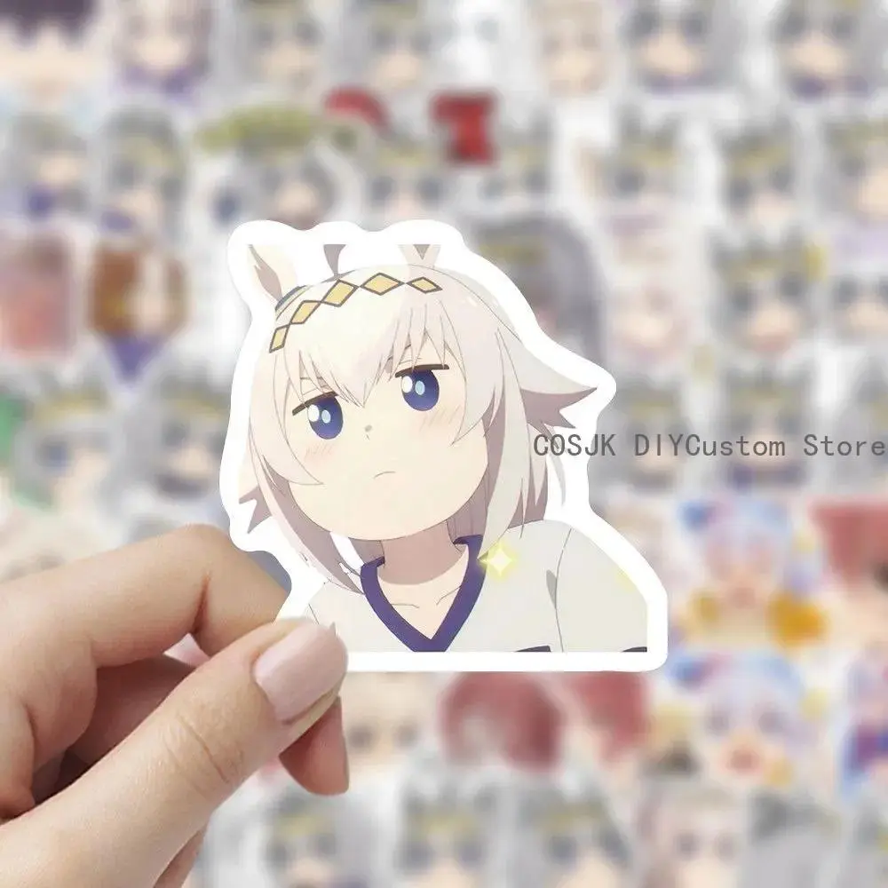 Game Oguri Cap Umamusume: Pretty Derby Anime Stickers Decoration Laptop Phone Suitcase Notebook Label Stationery Sticker