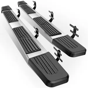 【Yzona】6" Running Boards Compatible with 2019-2022 RAM 1500 Quad Cab, New Body Style - Side Step Rails White Aluminum Alloy Nerf Bars