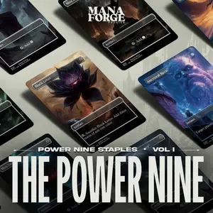 Power 9 Full Art Borderless MTG Proxies | Iconic Magic Cards Set | Custom Magic the Gathering Cards
