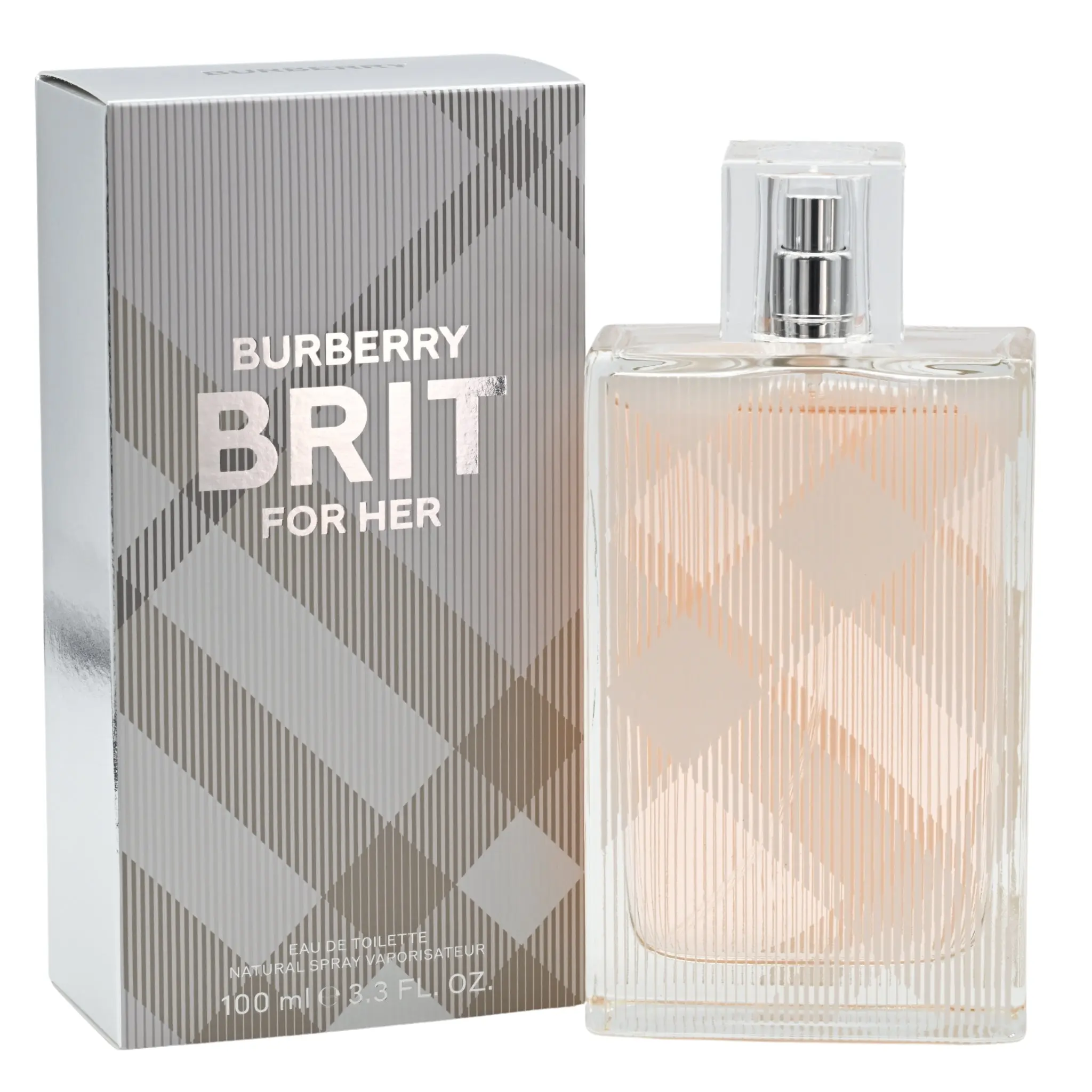 BURBERRY Brit Women's Eau de Toilette (EDT) Spray - 3.4oz Chic Amber Women's Fragrance, Vanilla Scent, Unpredictably Sexy Charm, Playful Appeal, New In Box, Chic Women's Fragrance