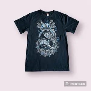 Ajolote Glow T-Shirt -Fitted, Short Sleeve Casual Wear for Men - Menswear- Fabric Cotton