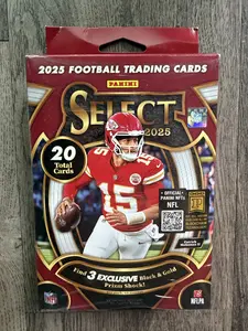 2025 Panini Select Football Hanger Box Black Gold Prizms !